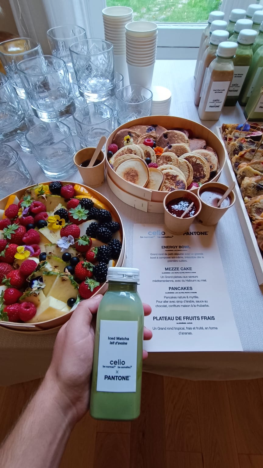 Traiteur journée presse pour Celio : un buffet à l'image de votre marque